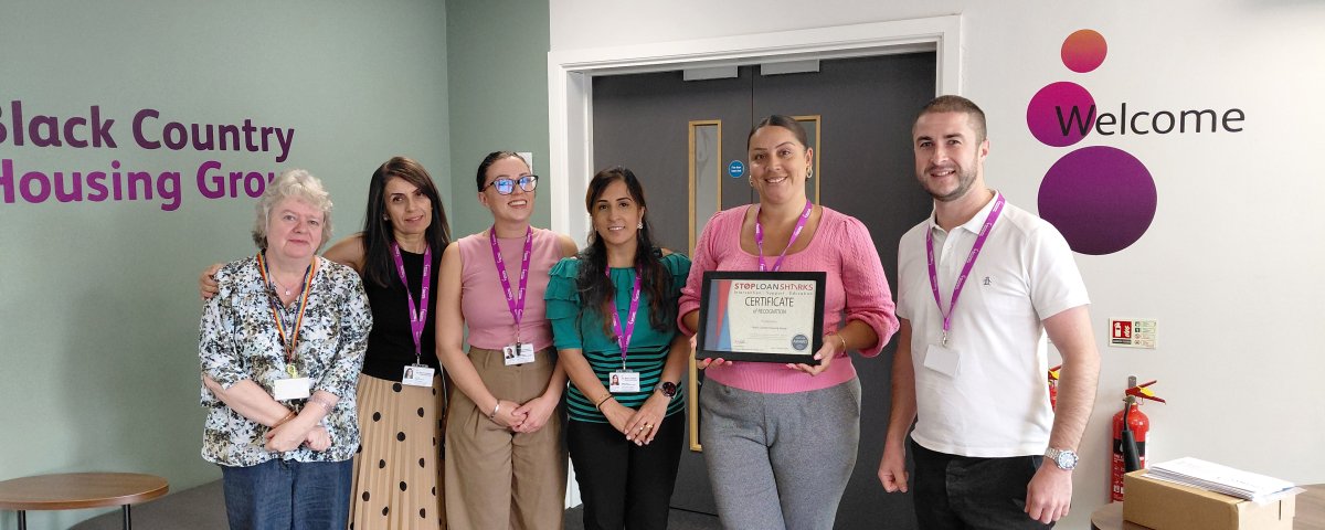 The BCHG team with their partner certificate